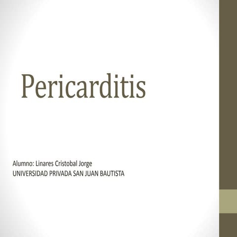 Pericarditis expo