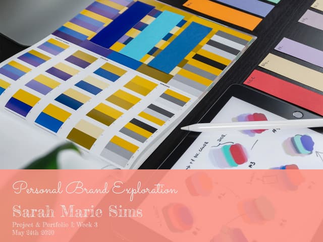 Personal Brand Exploration- Sarah Sims