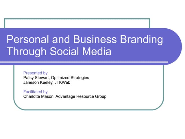 Personal Brand Strategy 09 22 09.06