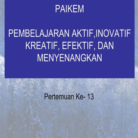 Pertemuan ke 13