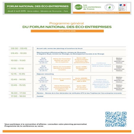 Programme Forum 2015