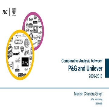 Comparative Analysis between P&G and Unilever
