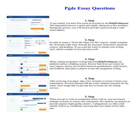 Pgde Essay Questions