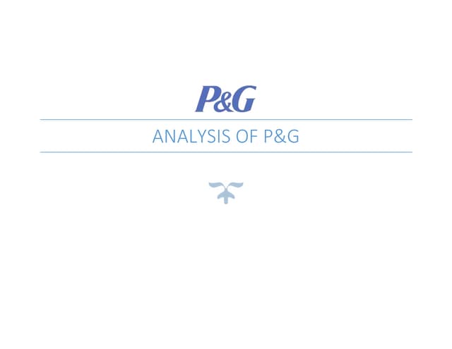 Analysis of P&G
