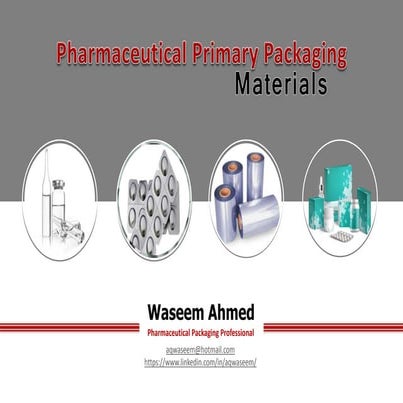 Pharmaceutical packaging materials