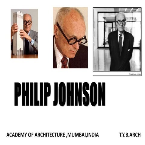 Philip johnson 
