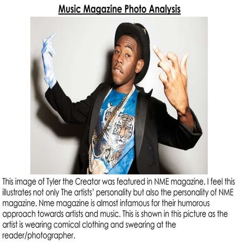 Music Magazine Photography Analysis