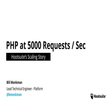 PHP At 5000 Requests Per Second: Hootsuite’s Scaling Story