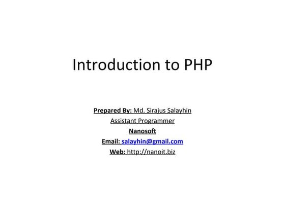 Php Basic