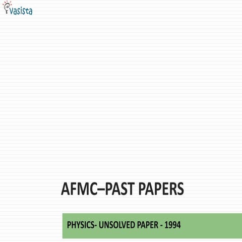 AFMC Physics  1994