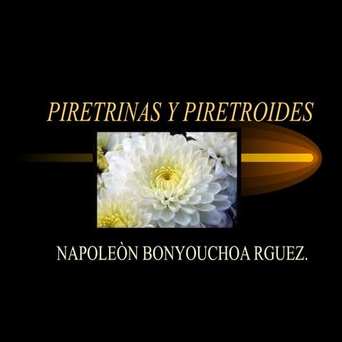 Piretrinas y piretroides