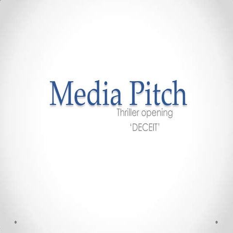 Media Pitch
