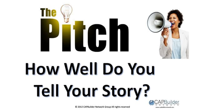 Pitching your business