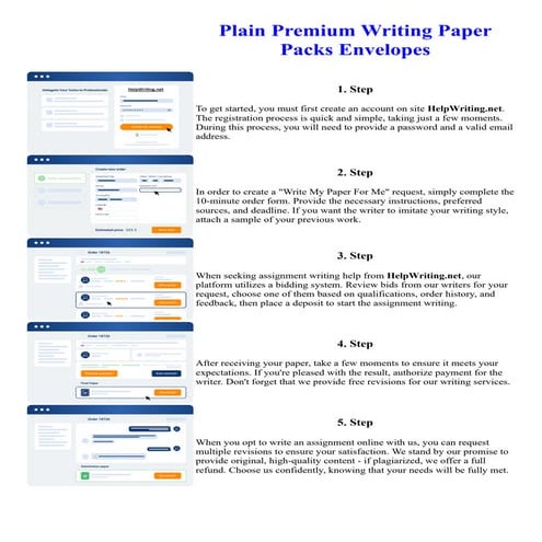 Plain Premium Writing Paper Packs Envelopes