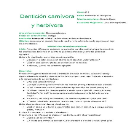 Planificación biologia