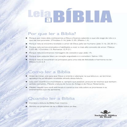Plano de leitura da bíblia 2