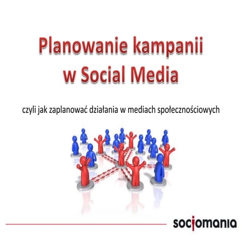 Planowanie kampanii w social media