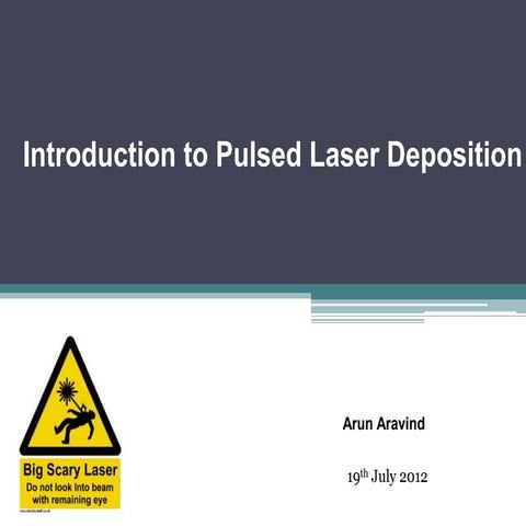 Pulsed Laser Ablation