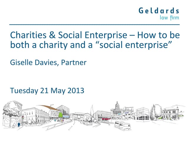 How to be both a social enterprise and a charity