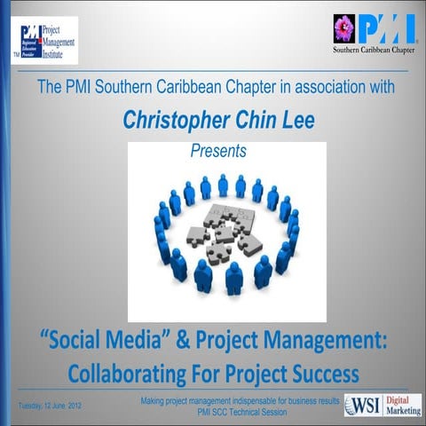 PMI SCC Social Medial & Project Management 