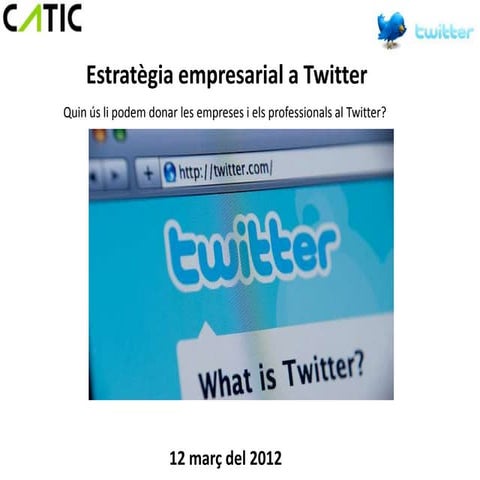 Estratègia empresarial a Twitter