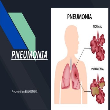 It is a pot on pneumonia which is a resp disease