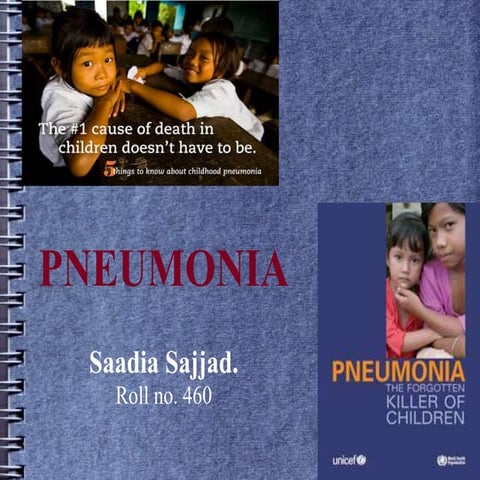 Pneumonia in peadiatrics