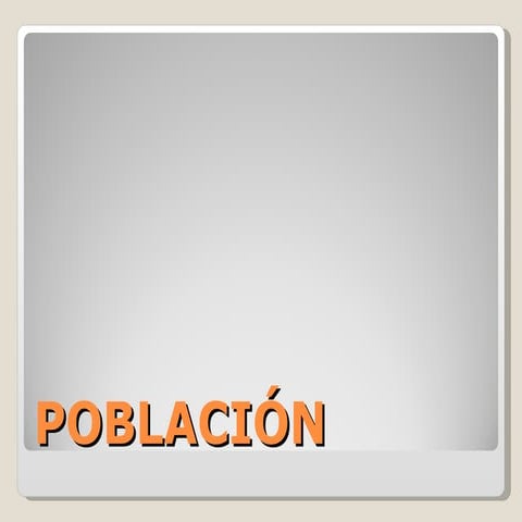 Poblacion ecuatoriana