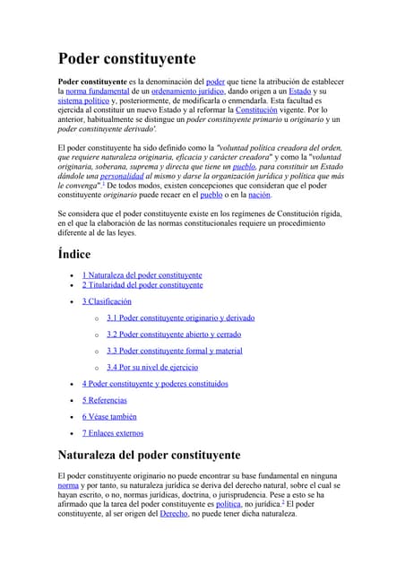 Poder constituyente