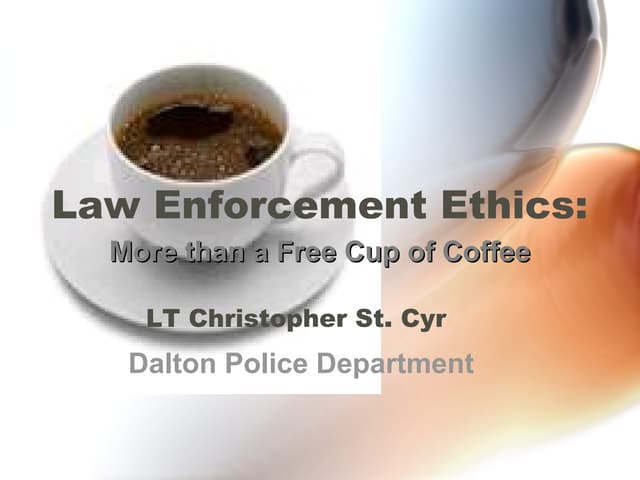 Police Ethics Short
