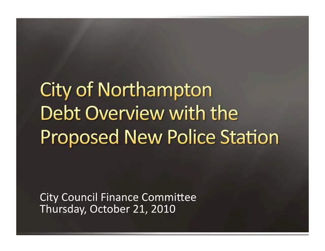 Police station presentation for council 10 21-10