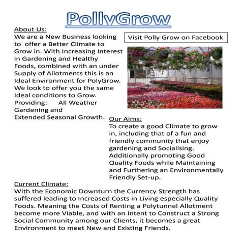 Pollygrow additional info