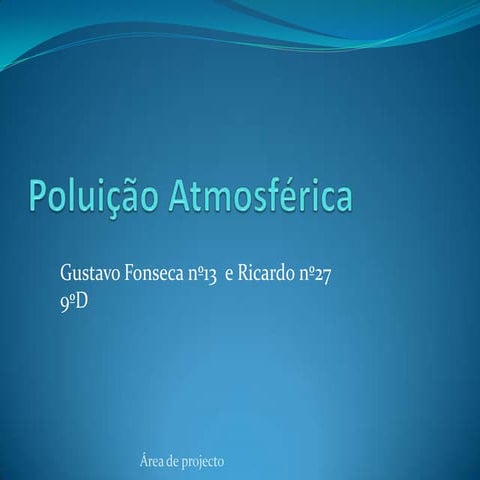 Poluição atmosférica