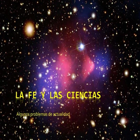 La fe y las ciencias