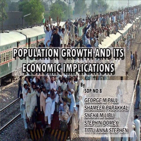 Population growth and