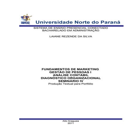 GESTÃO DE PESSOAS e DIAGNÓSTICO ORGANIZACIONAL