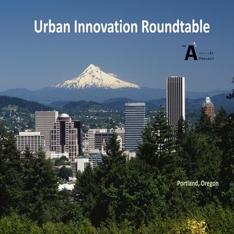 Portland Urban Innovation Roundtable - Strategic Assembly Plan - June 2012