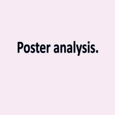 Poster Analysis x14