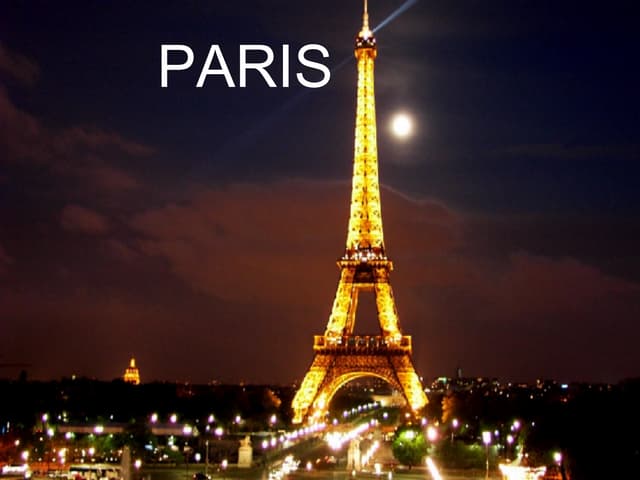 Power Point project on Paris