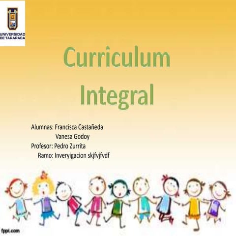 Curriculum Integral 