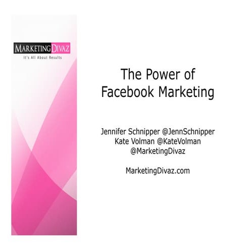 Power of Facebook Marketing 