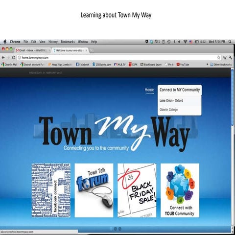 Town My Way User Guide
