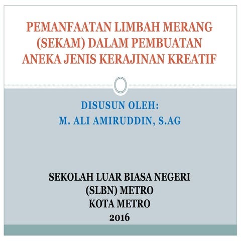 Power point pemanfaatan merang