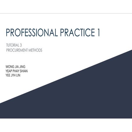 Professional Practice 1 Tutorial 3