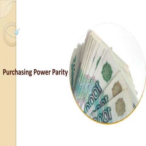 Purchasing Power Parity