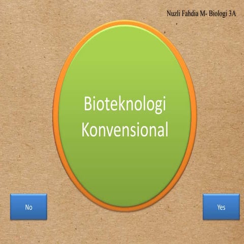 PPT Interaktif- Bioteknologi Konvensional