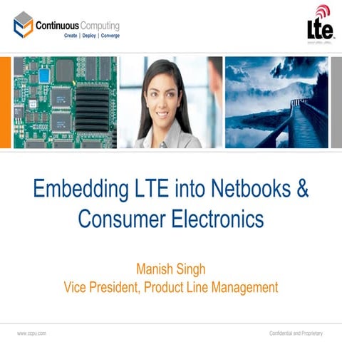 Embedding LTE into Netbooks & Consumer Electronics