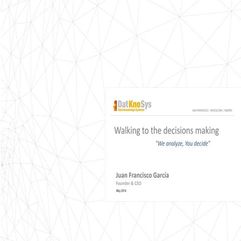 Elevator Pitch Datknosys