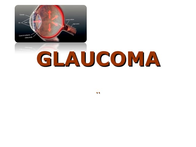 ppt for seminar glaucomma.ppt detailed explanation