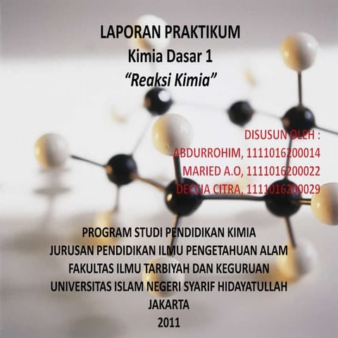 ppt reaksi kimia